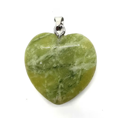 Ciondolo cuore giada verde L'arcano segreto Cuore-giada-verde