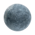 Sfera in pietra grigia-azzurra liscia, 4 cm