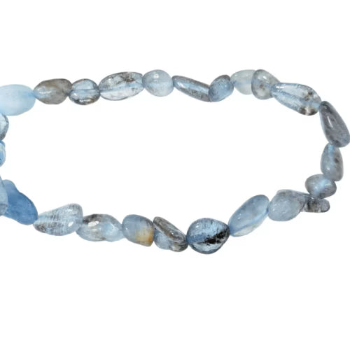 Bracciale con acquamarina burattata L'arcano segreto acquamarina-barocca