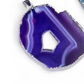 Pendente disco agata viola - L'arcano segreto