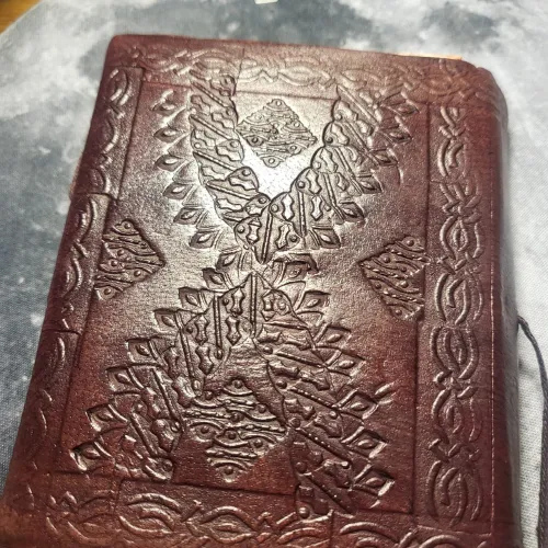 Quaderno in pelle indiano L'arcano segreto agenda-galesh-retro