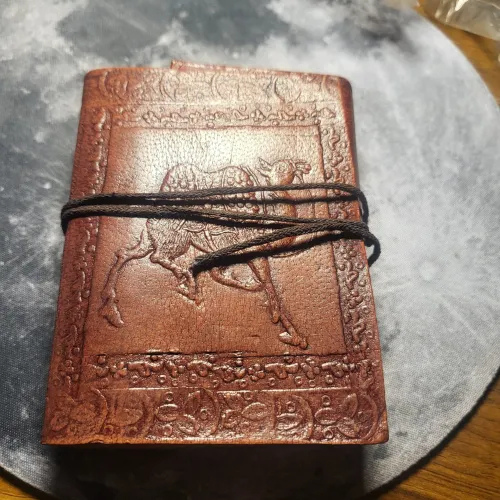 Quaderno in pelle indiano cammello L'arcano segreto agenda