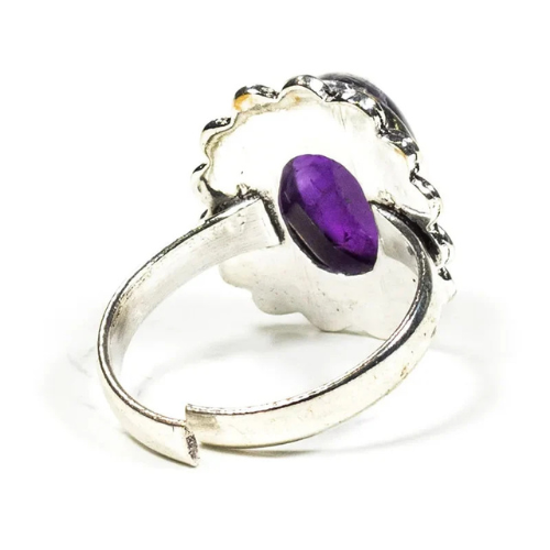 Anello in Ametista naturale
