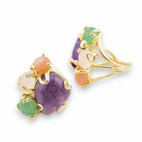 Anello di bronzo ametista L'arcano segreto anello-ametista