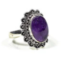Anello in Ametista naturale