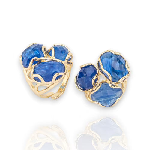 Anello bronzo blu trasparente L'arcano segreto anello-blu-trasparente