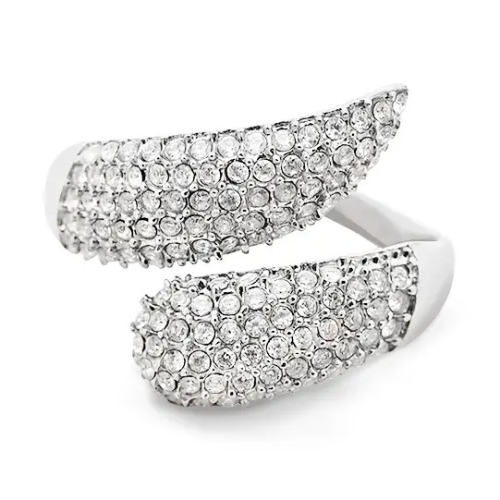 Anello regolabile pavé zirconi L'arcano segreto anello-damiani