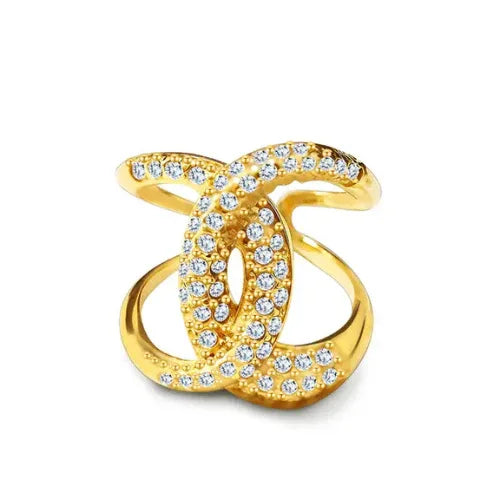 Anello con pavé di zirconi - L'arcano segreto