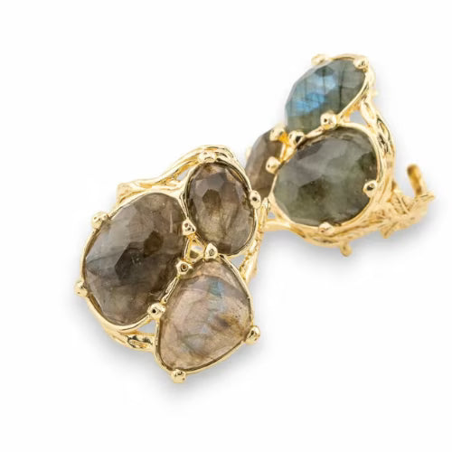 Anello di bronzo labradorite - L'arcano segreto
