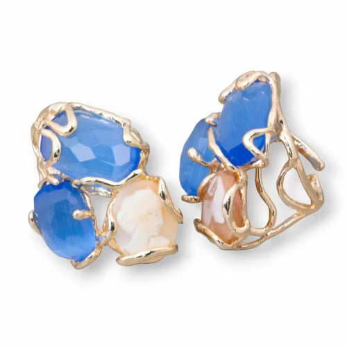 Anello con cammeo naturale L'arcano segreto anello-occhi-di-gatto