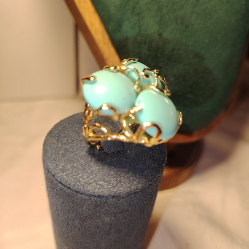 Anello trinità del deserto Turchese