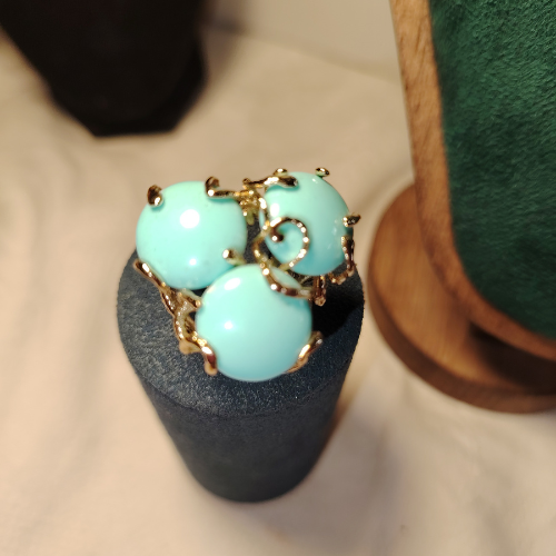 Anello trinità del deserto Turchese