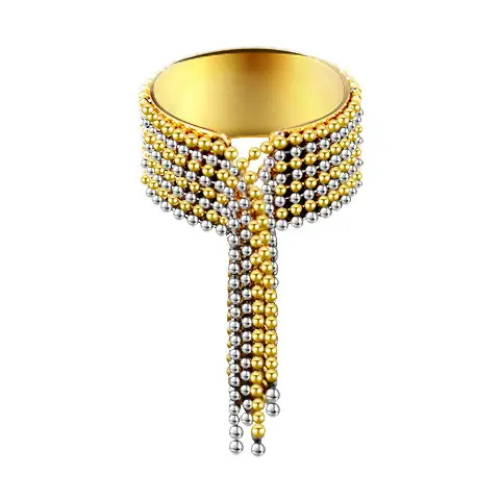 Anello regolabile con nappe L'arcano segreto anello-pendente