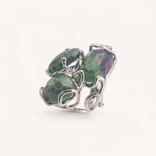 Anello bronzo ruby zoisite - L'arcano segreto