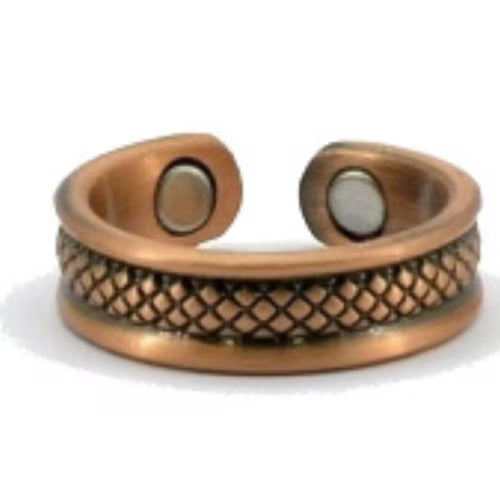 Anello rame buccellato L'arcano segreto anello-serpente