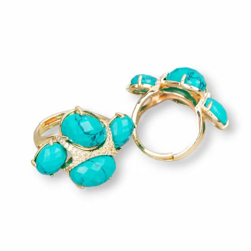 Anello di bronzo turchese - L'arcano segreto