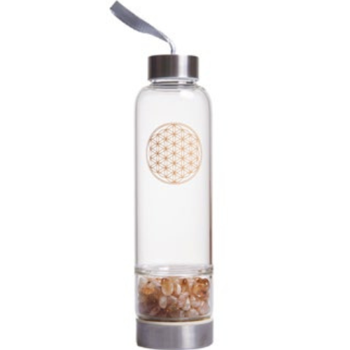 Acquagem portatile quarzo citrino L'arcano segreto borraccia-citrino