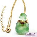 Collana aromaterapeutica fluorite L'arcano segreto bottiglie-verde