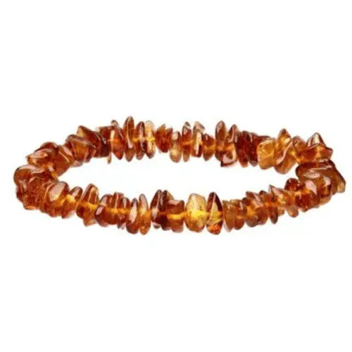 Bracciale elastico con chips di ambra - L'arcano segreto