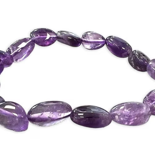 Bracciale in ametista laminate - L'arcano segreto