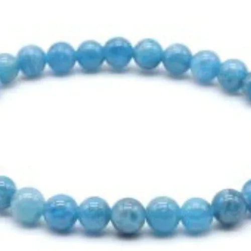 Bracciale apatite AAA perle 6mm - L'arcano segreto