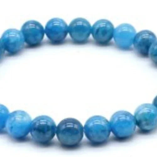 Bracciale apatite AAA perle 8mm - L'arcano segreto