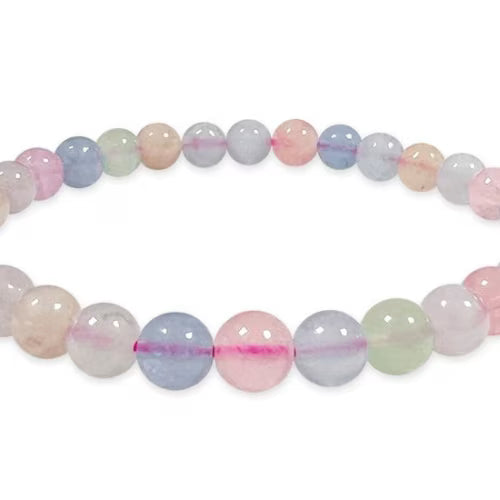 Bracciale berillo acquamarina morganite - L'arcano segreto