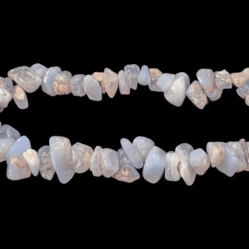 Bracciale Chips Calcedonio Blu - L'arcano segreto