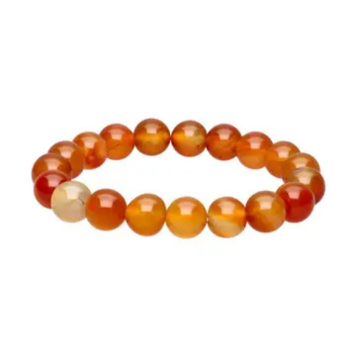 Bracciale in Corniola del Brasile – Amuleto per la Vitalità