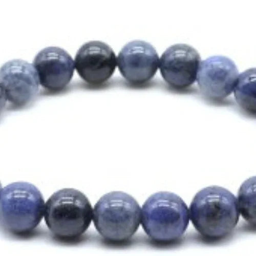 Bracciale Dumortierite perle 8mm - L'arcano segreto