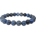 Bracciale in Dumortierite Naturale Qualità A – Perle 8.5mm (Brasile)