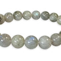 Bracciale in labradorite perline 8-9mm - L'arcano segreto