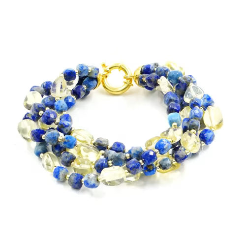 Bracciale lapis quarzo lemon - L'arcano segreto