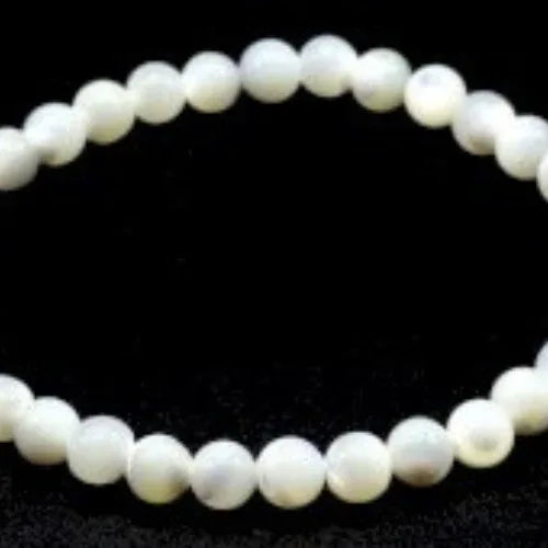 Bracciale madreperla perle 6mm - L'arcano segreto