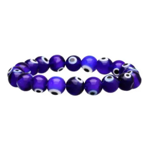 Bracciale con Occhio Turco Blu Scuro – Amuleto Tradizionale Malocchio