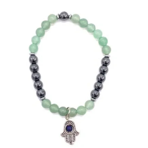 Bracciale benessere in ematite e giada - L'arcano segreto