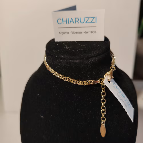 Bracciale argento 925 dorato Chiaruzzi L'arcano segreto bracciale-oro