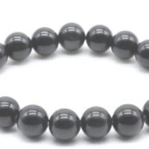 Bracciale ossidiana nera 10mm - L'arcano segreto