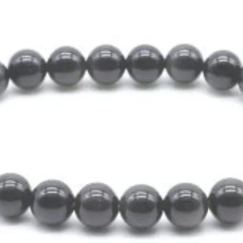 Bracciale ossidiana nera 8mm - L'arcano segreto