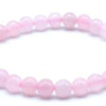Bracciale Quarzo Rosa 6mm - L'arcano segreto
