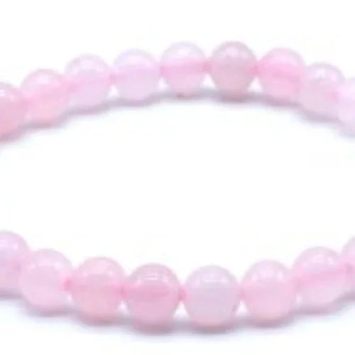 Bracciale Quarzo Rosa 6mm - L'arcano segreto
