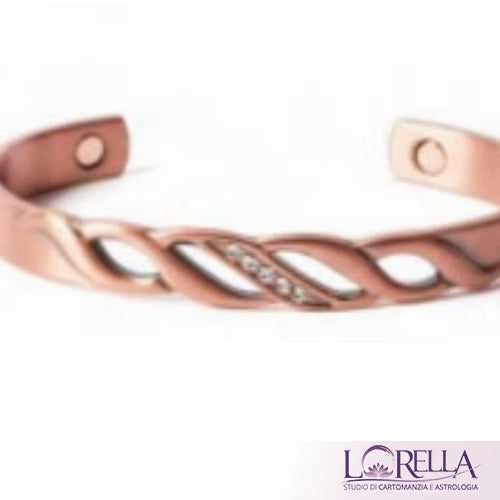 Bracciale rame strass - L'arcano segreto