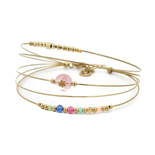 Bracciale cristallo e pietre - L'arcano segreto