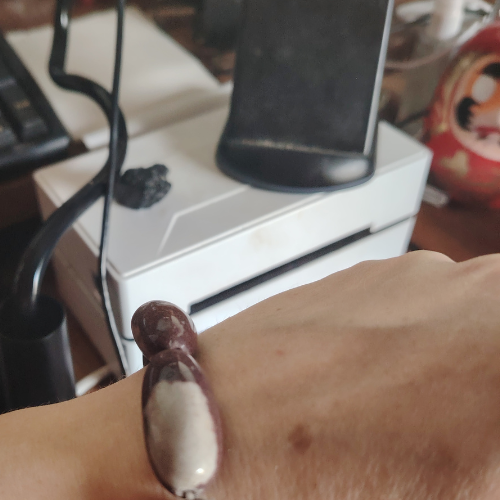 Bracciale di Shiva Lingam del Brasile – Amuleto per l'Equilibrio