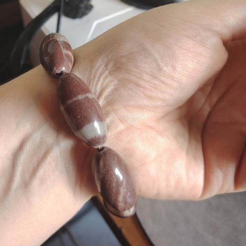 Bracciale di Shiva Lingam del Brasile – Amuleto per l'Equilibrio