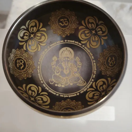 Campana tibetana piccola viola L'arcano segreto campana-piccola-viola-dentro