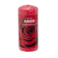 Candela Pilastro Erbe 6x14cm Amore - L'arcano segreto