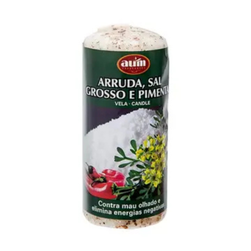 Candela Pilastro 4,8x12cm Ruta Sale Grosso Pepe - L'arcano segreto