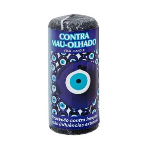 Candela a pilastro 4,8x12 cm contro il malocchio - L'arcano segreto