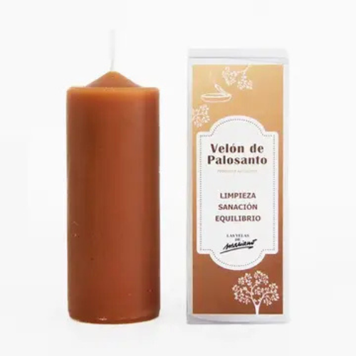 Candela artigianale al Palo Santo - L'arcano segreto
